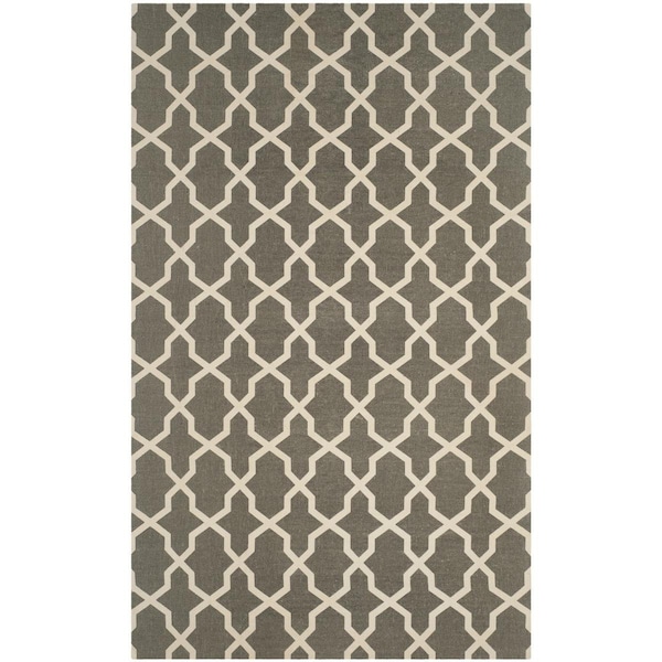 Safavieh 4 x 6 ft. Cedar Brook Hand Loomed Small Rectangular Area Rug, Grey and Ivory CDR233D-4 - main